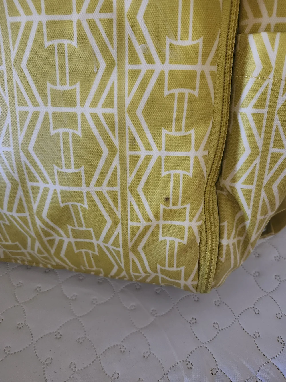 Petunia Pickle Bottom Yellowish Boxy Backpack